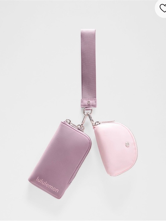 lululemon athletica Accessories - lululemon athletica Two-Piece Wristlet Key & Card Holders - Lilac and Light Pink